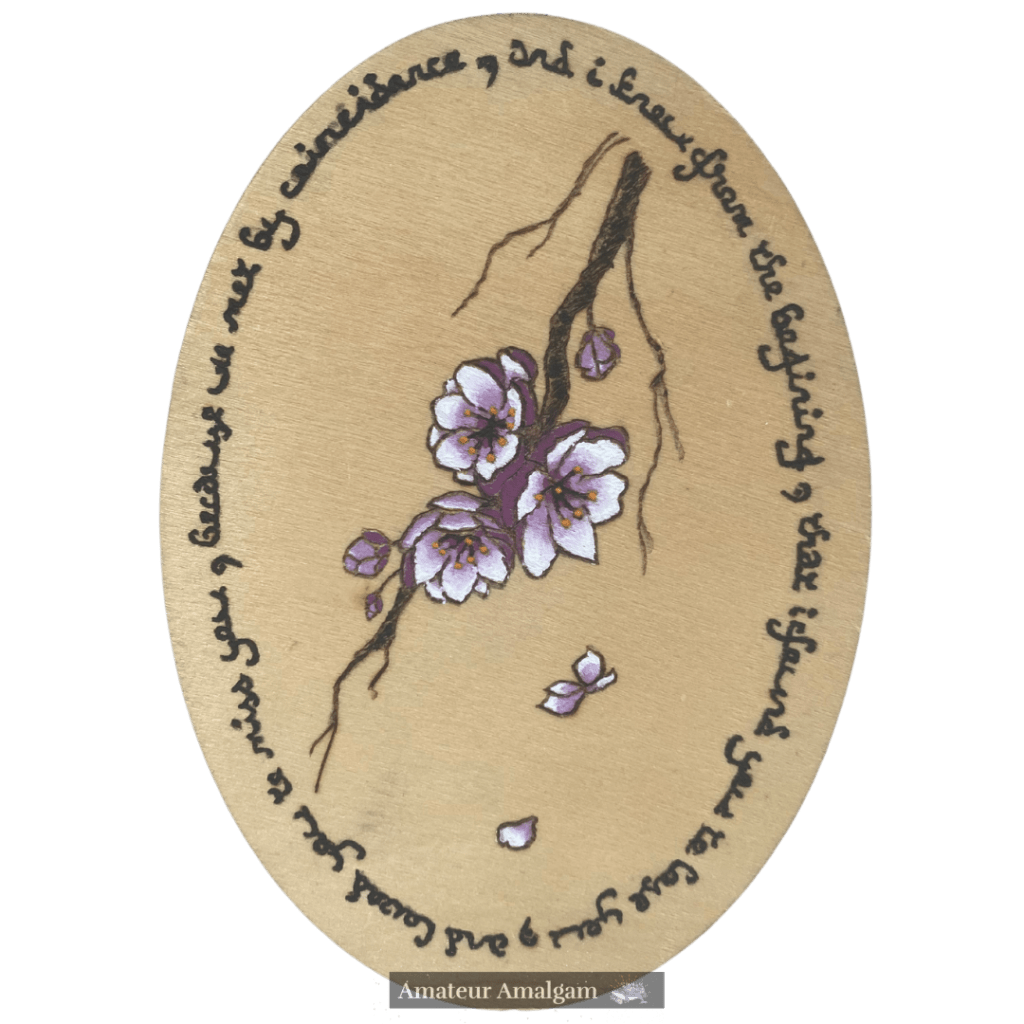 Cherry Blossom Plaque